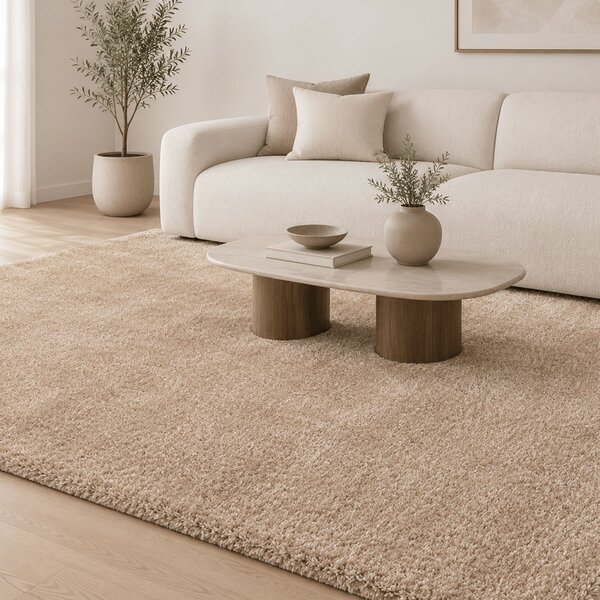 Χαλί (165x230) Polcarpet Satin Shaggy Gold