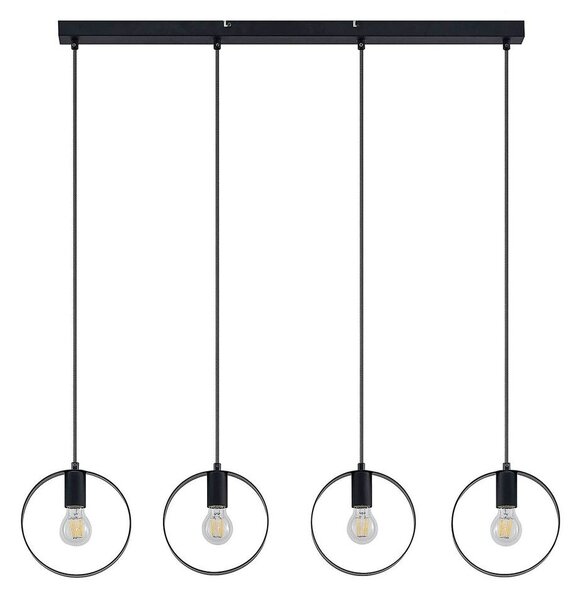 Lindby - Shaima 4 Pendant Black Lindby