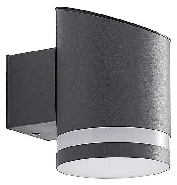 Lindby - Bentlas LED Ηλιακό κύτταρο Φωτιστικό τοίχου Anthracite Lindby