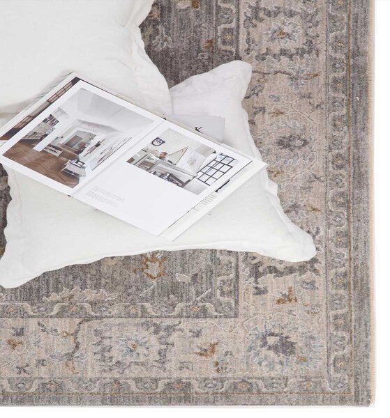 Χαλί (200x240) Royal Carpet Tabriz 662 D.Grey
