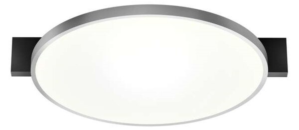 Light-Point - Inlay Round C2 Φωτιστικό οροφής Matt Black/Satin Silver