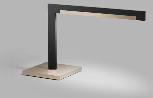 Light-Point - Inlay T2 Linear Επιτραπέζιο φωτιστικό Satin Matt Black/Satin Gold