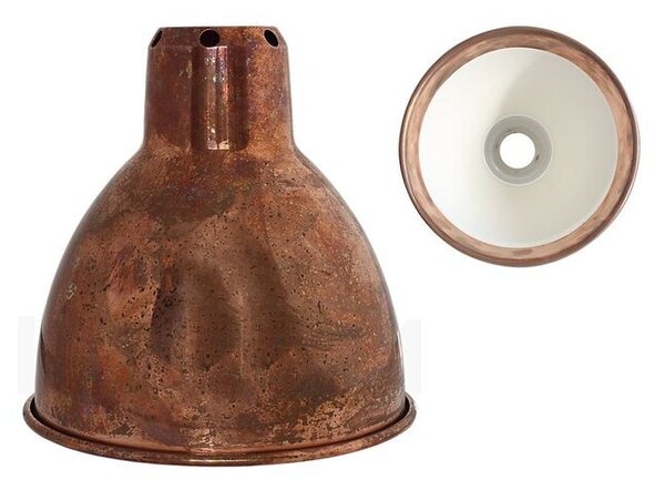 Lampe Gras - Καπέλο φωτιστικού Classic Round Ø140 Raw Copper/White Lampe Gras