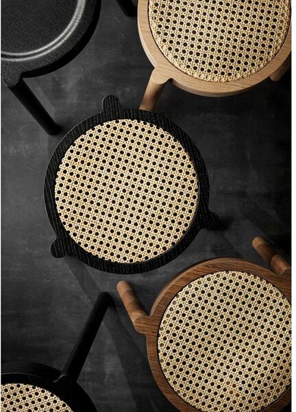 Northern - Pal Stool Black Painted Oak/Light Mesh Northern