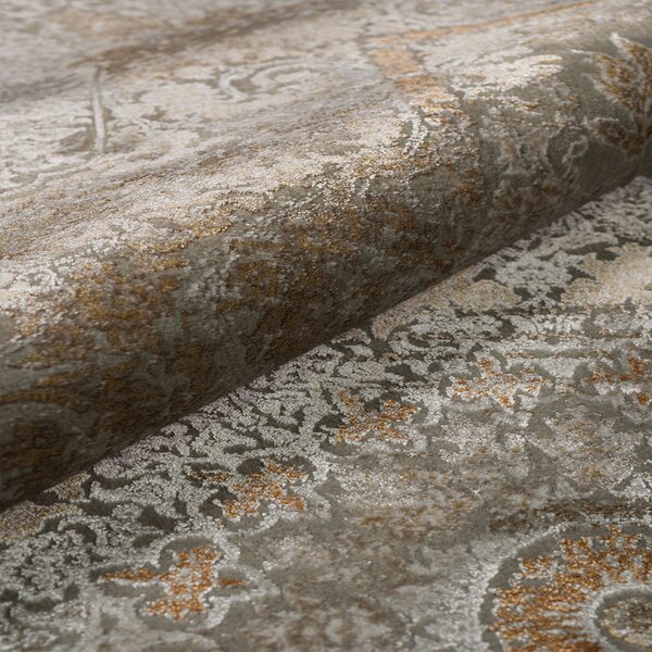 Χαλί Διαδρόμου (80x150) Βιοκαρπέτ Arcadia 7102A Grey/Beige