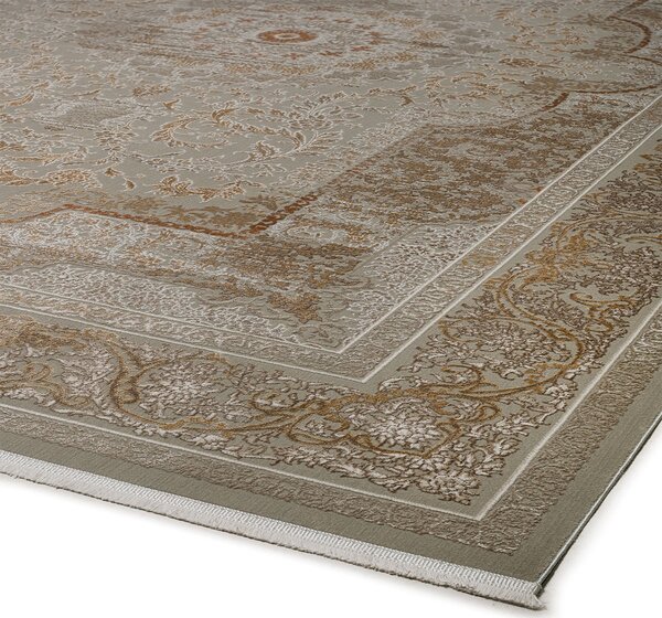 Χαλί Διαδρόμου (80x150) Βιοκαρπέτ Arcadia 7102A Grey/Beige