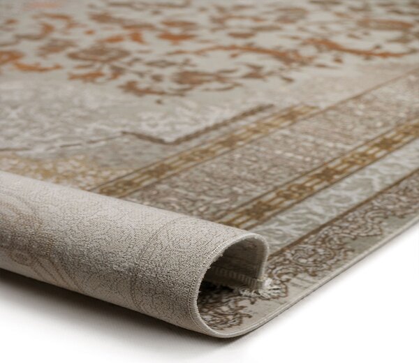 Χαλί Διαδρόμου (80x220) Βιοκαρπέτ Arcadia 7103A Cream/Brown