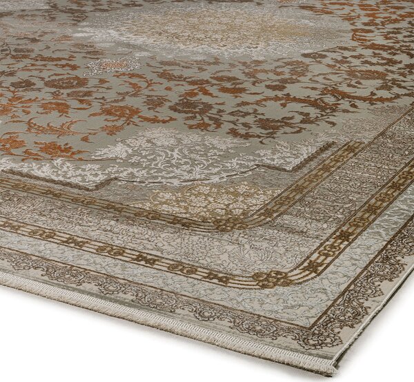 Χαλί Διαδρόμου (80x220) Βιοκαρπέτ Arcadia 7103A Cream/Brown