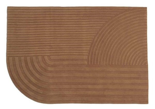 Muuto - Relevo Rug 170x240 Burnt Orange Muuto