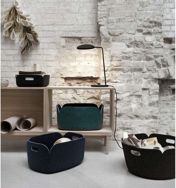 Muuto - Restore Round Basket Brown Green Muuto