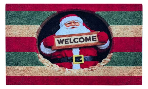Χριστουγεννιάτικο Πατάκι Εισόδου (45x75) Pol Rugs & Mats Season Santa Welcome