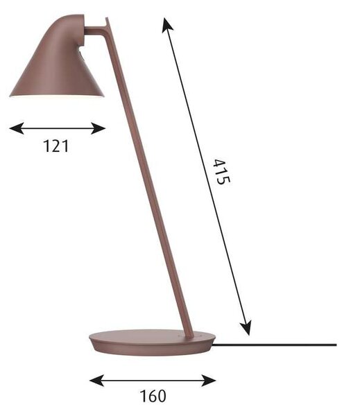 Louis Poulsen - NJP Mini Επιτραπέζιο φωτιστικό Rosebrown Louis Poulsen