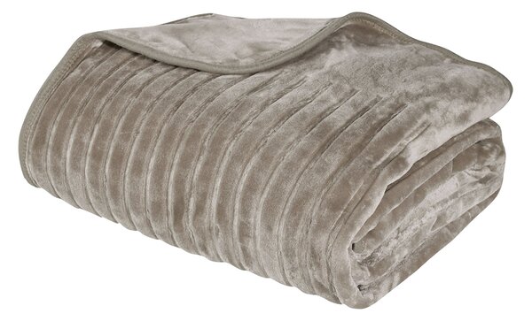 Κουβέρτα Βελουτέ Υπέρδιπλη (220x240) Das Home Velour 1350 Grey