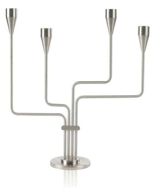 Piet Hein - Sydkorset Candle Holder Stainless Steel