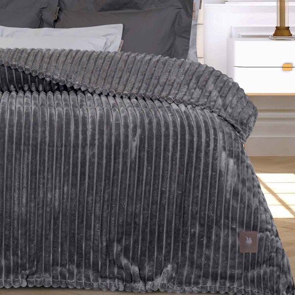 Κουβέρτα Fleece Υπέρδιπλη (220x240) Greenwich Polo Club Essential 3486 Grey