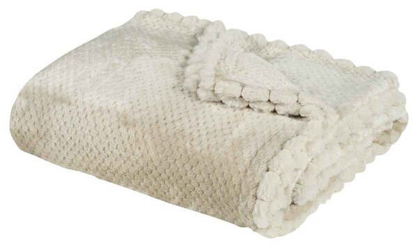 Κουβέρτα Καναπέ Fleece (130x170) Das Home 1187 Beige