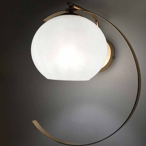 Απλίκα Τοίχου Aca Iparelle DCR17501W Gold/Pearl