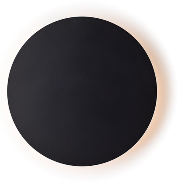 Απλίκα Τοίχου LED Aca Eclipse ZM1705LEDWB Black Matt