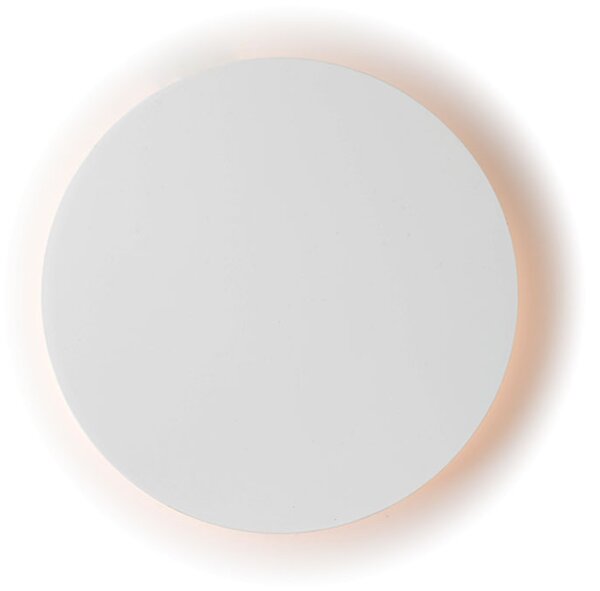 Απλίκα Τοίχου LED Aca Eclipse ZM1705LEDWW White Matt