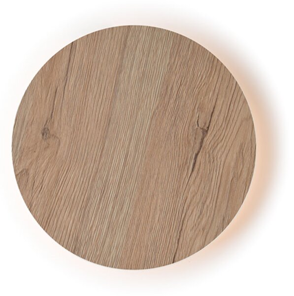 Απλίκα Τοίχου LED Aca Eclipse ZM1705LEDWLW Light Wood