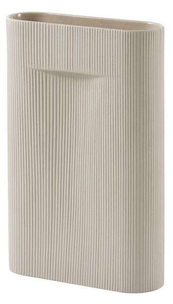 Muuto - Ridge Vase H48,5 Beige Muuto