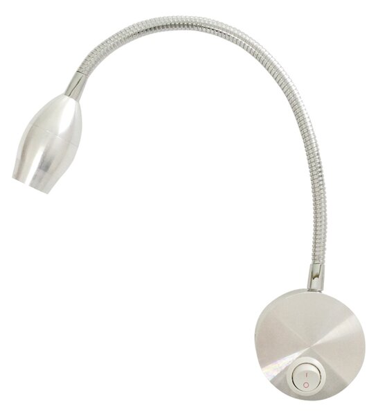 Σποτ Μονόφωτο LED Aca Swan SF126BLED330 Nickel Θερμό Φως