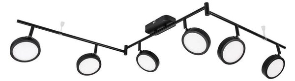 Lindby - Neros 6 Ceiling Lamp Black Lindby