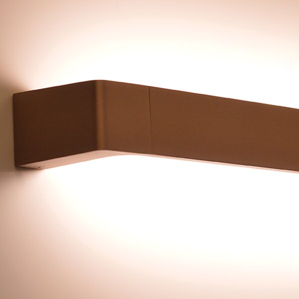 Απλίκα Τοίχου LED Aca Foga ZD810418LEDGD Dark Gold