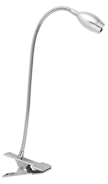 Σποτ Με Κλιπ LED Aca Swan SF126BLED340C Nickel Φυσικό Φως