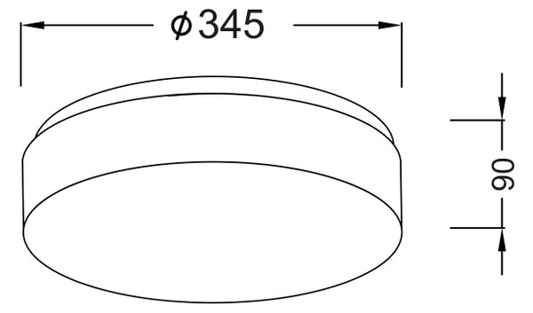 Φωτιστικό Πλαφονιέρα Aca Parfait V287071C34 White