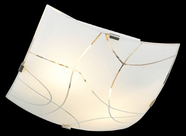 Φωτιστικό Πλαφονιέρα Aca Locris DL187I White