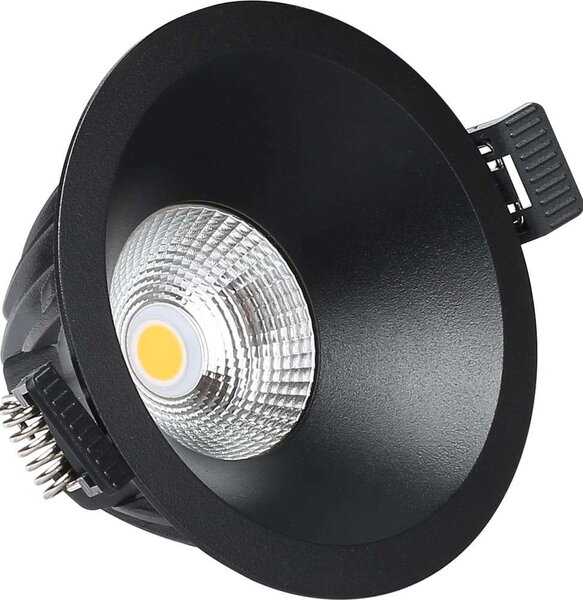 Antidark - Downlight Σποτ 9W 2700K Μαύρο Antidark