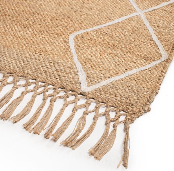 Χαλί Καλοκαιρινό (140x200) Βιοκαρπέτ Jute Rug BRD/752 Natural