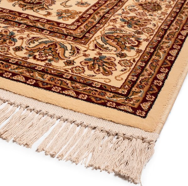 Χαλί Διαδρόμου (80x140) Βιοκαρπέτ Isfahan 3783B Cream/ Cream