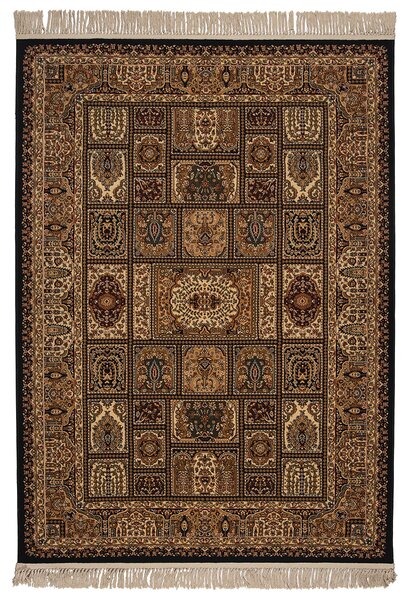 Χαλί (160x230) Βιοκαρπέτ Isfahan 3517D Black/ Black