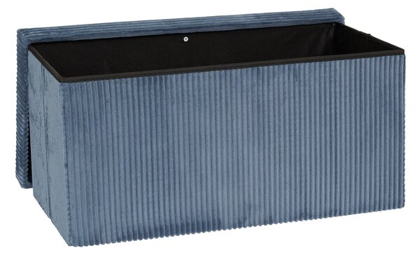 Ταμπουρέ Με Αποθηκευτικό Χώρο (76x38x38) A-S Arum Blue 207382B