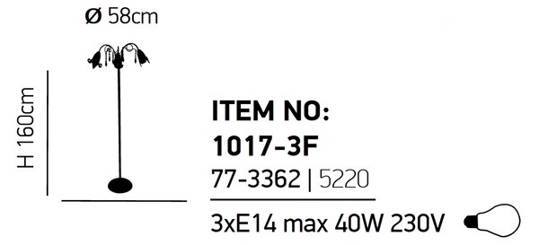 Φωτιστικό Δαπέδου Homelighting Memo 77-3362 Chrome