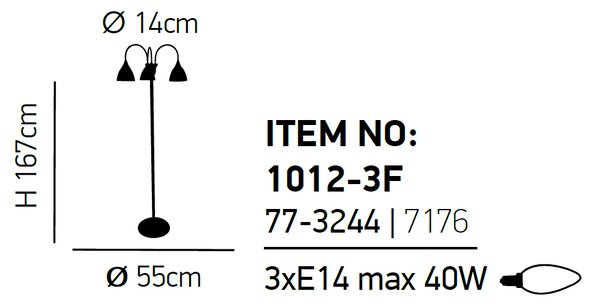 Φωτιστικό Δαπέδου Homelighting Kup 77-3244 Beige