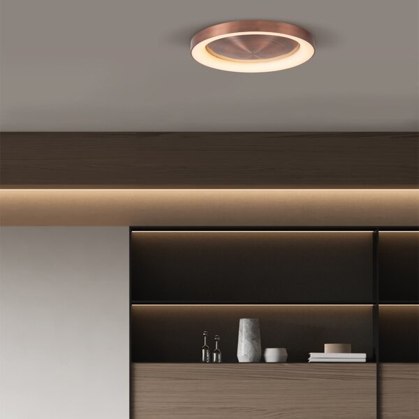 Φωτιστικό Πλαφονιέρα LED Dimmable Homelighting Amaya 77-8162 Copper