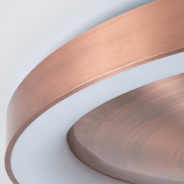 Φωτιστικό Πλαφονιέρα LED Dimmable Homelighting Amaya 77-8162 Copper