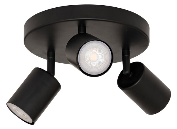 Σποτ Τρίφωτο A-S Vico Black 205980A