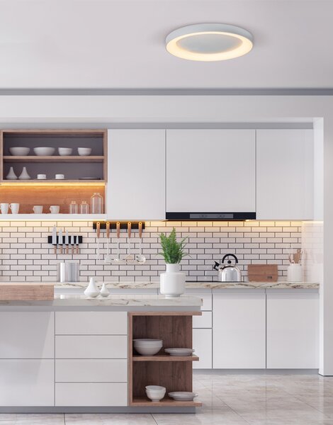 Φωτιστικό Πλαφονιέρα LED Dimmable Smart WiFi Homelighting Amaya 77-8156 White