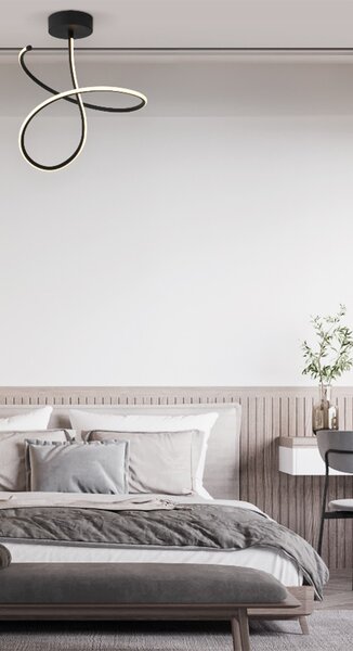 Φωτιστικό Οροφής LED Homelighting Krishna 77-8167 Black