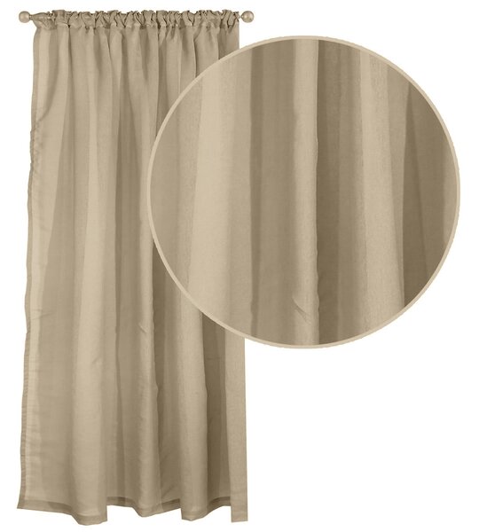 Κουρτίνα (300x270) Με Τρέσα Das Home Organza 2197 Beige