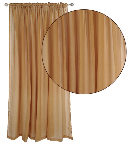 Κουρτίνα (300x270) Με Τρέσα Das Home Organza 2195 Ochra
