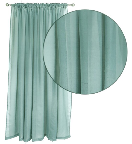 Κουρτίνα (300x270) Με Τρέσα Das Home Organza 2198 Aqua