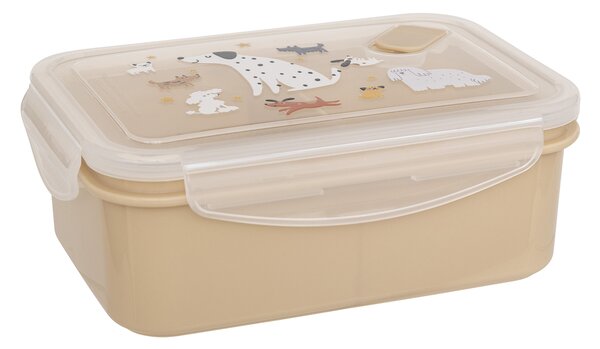 Φαγητοδοχείο Με Χωρίσματα (18.5x13x6.5) A-S Lunch Box 203762 Beige