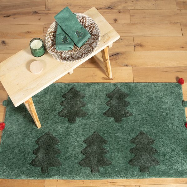Χριστουγεννιάτικο Πατάκι Μπάνιου (70x140) Nef-Nef Homeware Trees of Joy