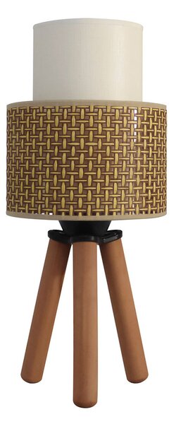 Πορτατίφ Heronia HK-10 14-0384 Καφέ/Κρεμ