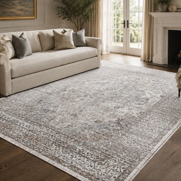 Χαλί (160x230) Polcarpet Estia 2478 L.Grey/White
